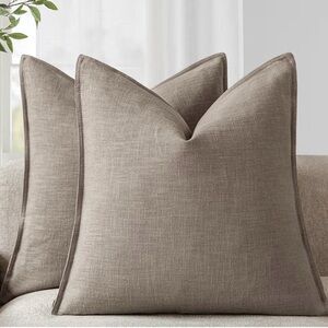Amazon soft brown throw pillows 18 x 18